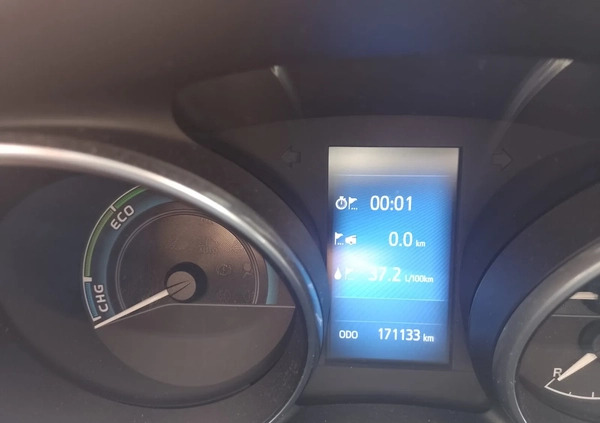 Toyota Auris cena 53500 przebieg: 172000, rok produkcji 2015 z Lubartów małe 22